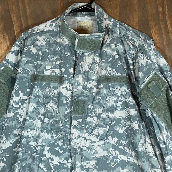 Military Army Combat Mens Coat Green Camouflage Uniform Digicam Large Regular - Picture 2 of 12